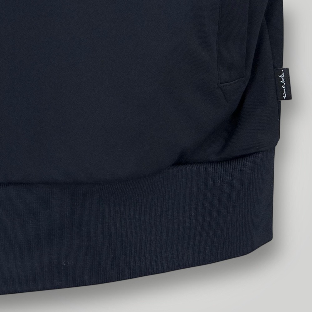 TravisMathew Track Jacket Mens L Navy Full‎ Zip Golf Lightweight Televisa Logo - Picture 3 of 9